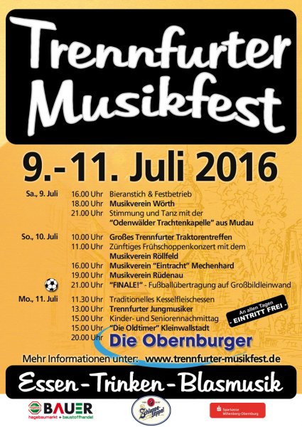 Trennfurter Musikfest 2016